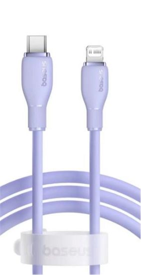 Baseus Pudding USB-A Light 2.4A Kablo 1.2m Mor (P10355700511-00) resmi