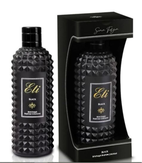 Eti BOUTIQUE Black Cam Şişe Kolonya 300ml resmi