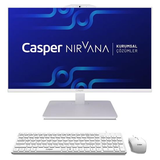 Casper Nirvana A90.1342-BE00X-V-B-K Beyaz Intel Core i5-13420H 16GB RAM 500GB NVME Pivot All In One resmi
