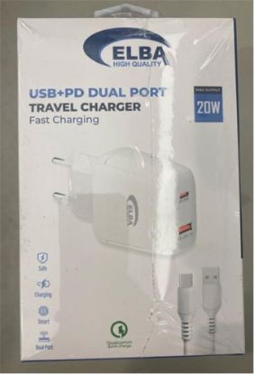 ELB44 ELBA 20W 2Lİ PD+USB TYPE-C SET resmi
