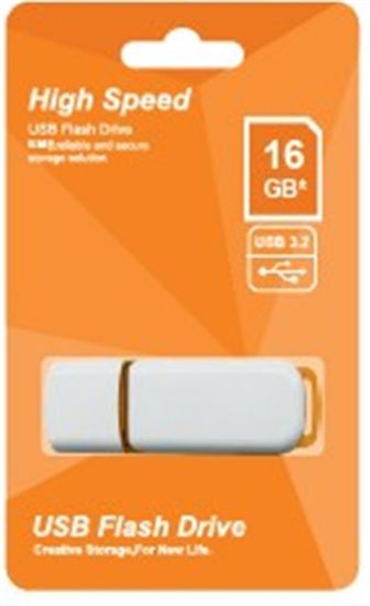 Elba 16GB Plastik Beyaz-Turuncu 3.2 USB Flash Bellek resmi