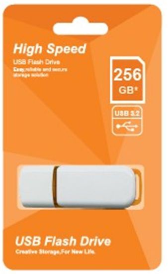 Elba 256GB Plastik Beyaz-Turuncu 3.2 USB Flash Bellek resmi