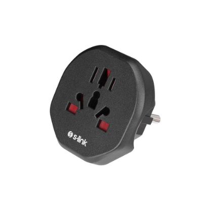 S-link SW-KC019 Universal - Türk Çevirici Çevirici Priz Adaptör resmi