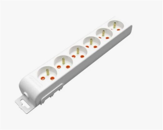 Mutlusan Rı-Tech 6lı Ups Klemensli Topraklı  Grup Priz  (001 175 630001 00 00)   resmi