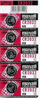 Maxell CR2032 3V Lityum 5li Paket Düğme Pil resmi