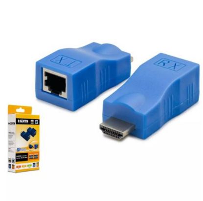 HADRON HDX1274 30M HDMI EXTENDER  MAVİ resmi