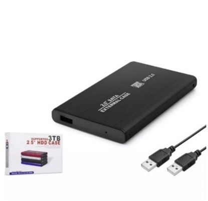 HADRON HDX1758 HDD KUTUSU USB2.0 METAL SATA 2.5" SİYAH resmi