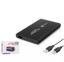 HADRON HDX1758 2.5" HDD KUTUSU USB2.0 METAL SATA SİYAH resmi