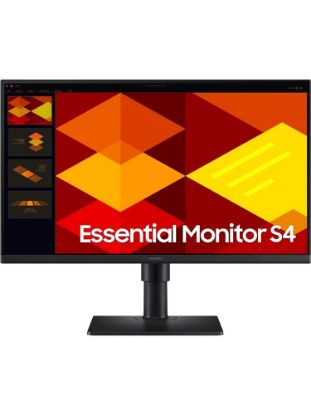 Samsung 24” Essential S4 LS24D400GAUXUF 5ms 100hz Vesa 2xHDMI DisplayPort Pivot Monitör resmi
