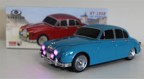 EVERTON RT-1958 Zümrüt Yeşil (Emerald) Arabalı  Bluetooth Fm/Usb/Tf/Aux Şarjlı Nostaljik Radyo resmi