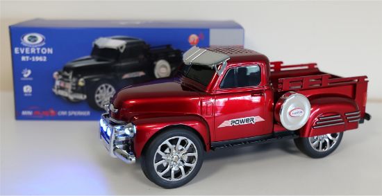 EVERTON RT-1962 Kırmızı Arabalı  Bluetooth Fm/Usb/Tf/Aux Şarjlı Nostaljik Radyo resmi