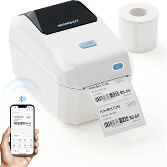 NIIMBOT K3 CREAM Termal Taşınabilir Bluetooth Etiket Yazıcısı resmi