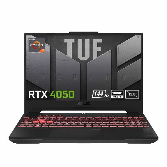Asus Tuf Gaming FA507NUR-LP075 Ryzen 7-7435HS 16GB 512GB SSD RTX4050 15.6" 144Hz FreeDOS Notebook resmi