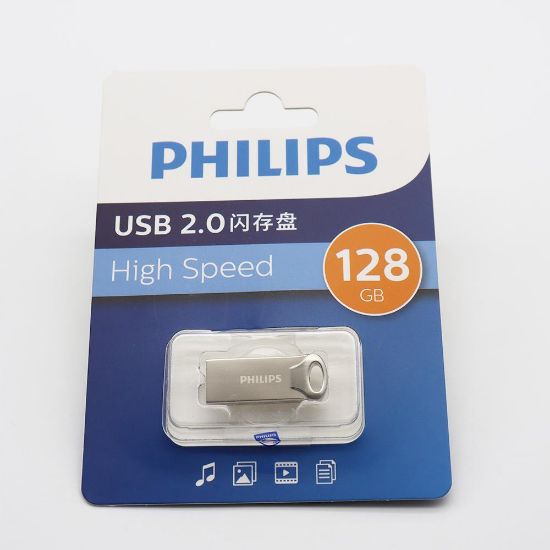 Philips 128GB USB 2.0 Metal Flash Bellek resmi