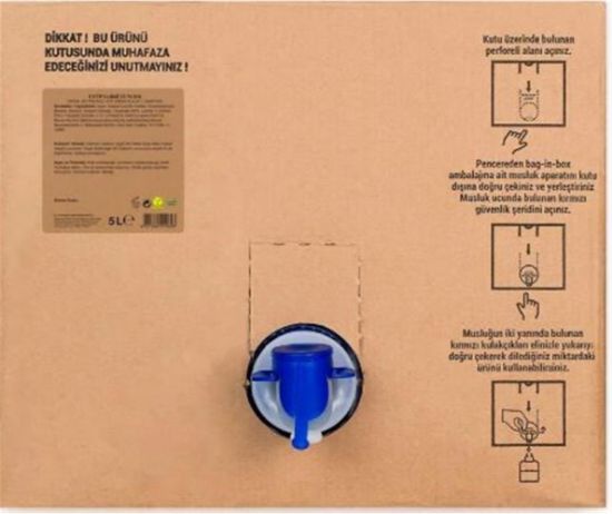 Eyüp Sabri Tuncer Alaçatı Lavantası Doğal Zeytinyağlı Sıvı Sabun 5 lt - Bag in Box resmi