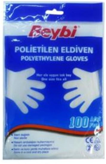 Beybi Polietilen ( Fırıncı) Eldiven  resmi