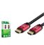 HADRON HDX2038 HDMI KABLO PVC 4K OD8.0 3M SİYAH resmi