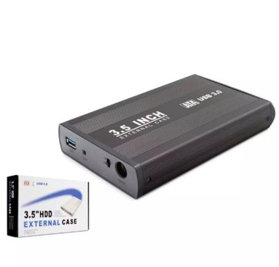 HADRON HDX1756 3.5" HDD KUTU USB3.0 METAL SATA SİYAH resmi