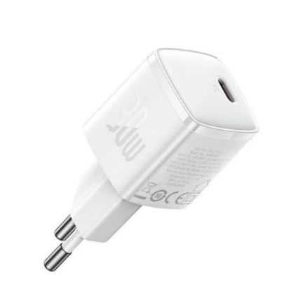 Baseus CCXF000302 30W USB-C Beyaz Şarj Adaptörü resmi