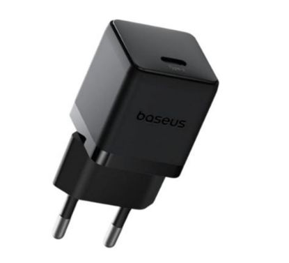 Baseus P10111605113-00 1C 30W Siyah Palm Hızlı Şarj Aleti resmi