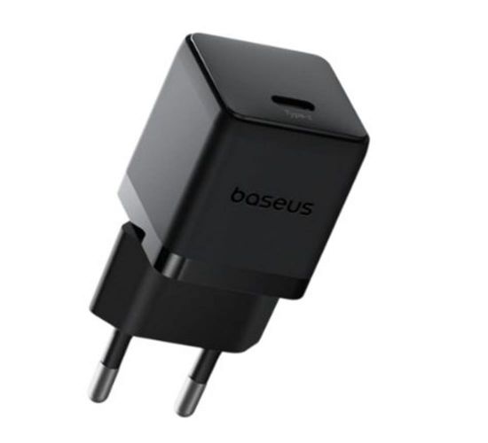 Baseus P10111605113-00 1C 30W Siyah Palm Hızlı Şarj Aleti resmi