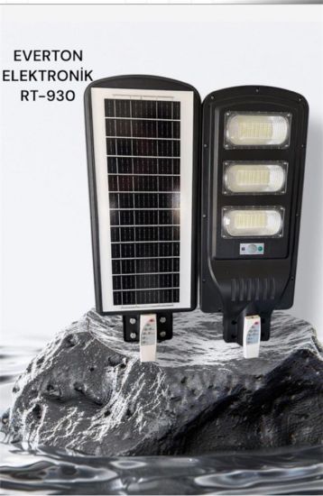 Everton Rt-930 Şarjlı 150w Solar Panelli Projektör Led (Sokak Lambası) resmi