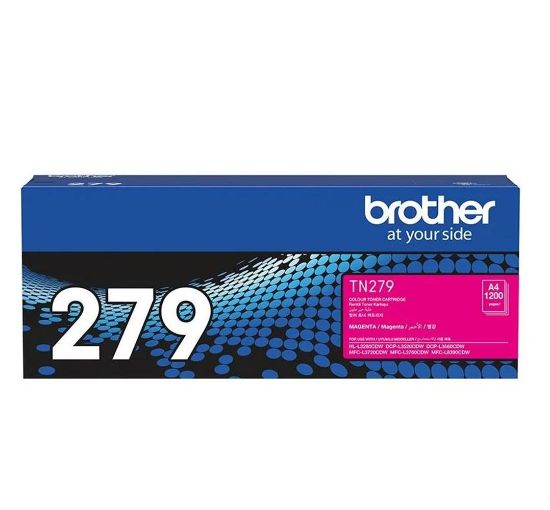 Brother TN-279M Magenta Kırmızı Toner HL-L3280CDW  DCP-L3520/3560 MFC-L3720/3760/8390 1.200 Sayfa resmi