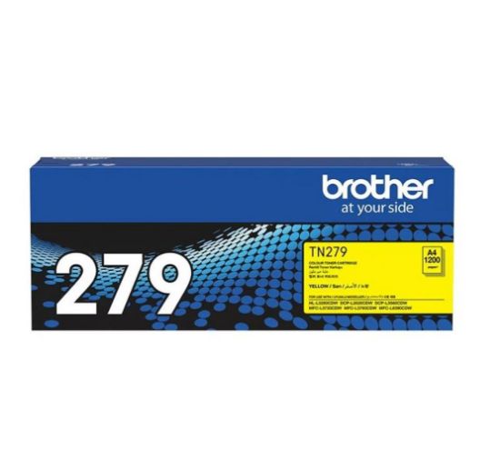 Brother TN-279Y Yellow Sarı Toner HL-L3280CDW  DCP-L3520/3560 MFC-L3720/3760/8390 1.200 Sayfa resmi