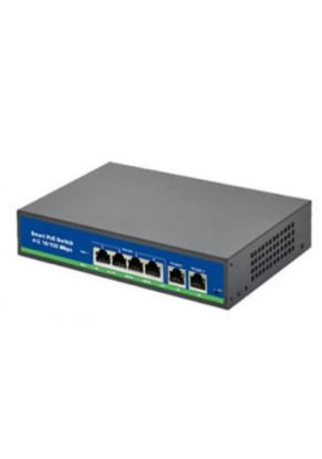 ISEE ISS-4010P 8 Port Poe+ 10/100 Mbps 2 Port 10/100 Uplink Switch resmi