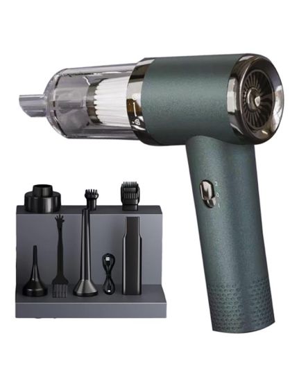 Enkado Raca Vacuum Yeşil   Şarjlı 12.000 Pa Kademeli  Üflemeli El Araç Süpürgesi  resmi