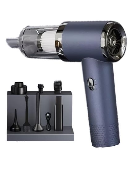 Enkado Raca Vacuum  Mavi  Şarjlı 2 Kademeli 12.000 Pa  Üflemeli El Araç Süpürgesi resmi