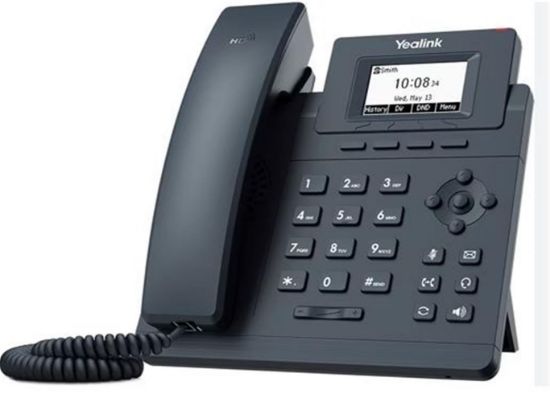 Yealink T30 IP Telefon Adaptör Dahil resmi