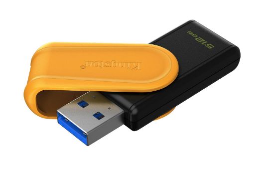 Kingston DTXS/512GB 512GB Portable USB 3.2 Gen1 DataTraveler ExodiaS (Black/Yellow) Flash Bellek  resmi