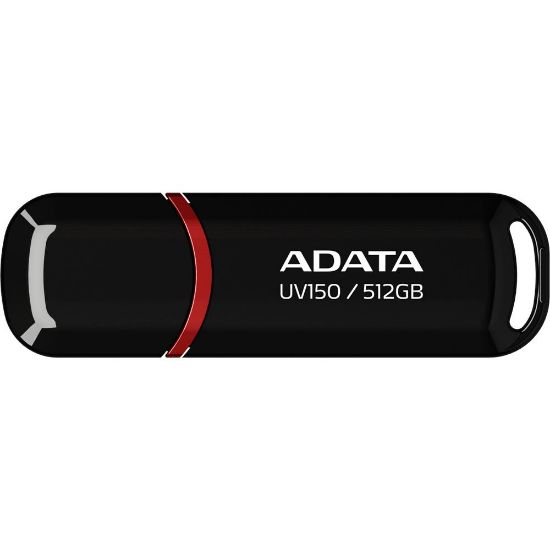 ADATA UV150-512GB USB3.2 Gen1 Black Flash Bellek resmi