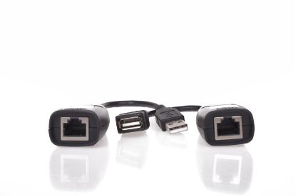 Vcom CU824 USB RJ45 Extender Plastik 45m Uzatıcı resmi
