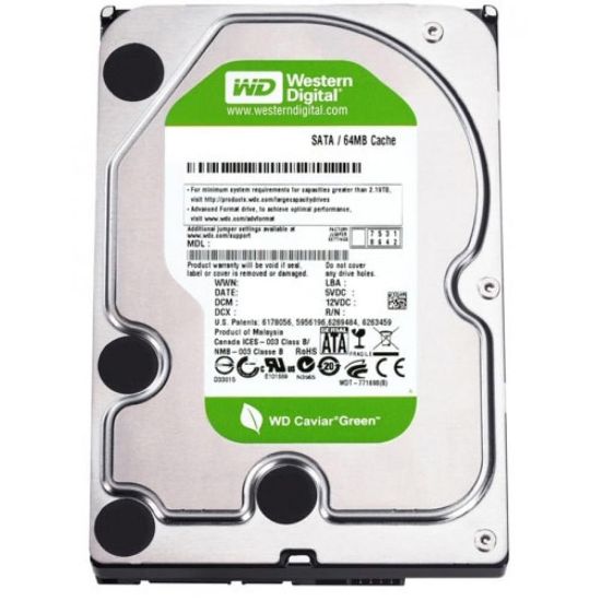Wd 1Tb Wd10Eurx 7/24 3,5" 64Mb 5400Rpm Harddisk (İthalat) resmi