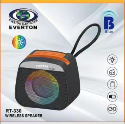 Everton Rt-330 Bluetooth Usb/Tf/Aux Şarjlı Ses Bombası RGB resmi