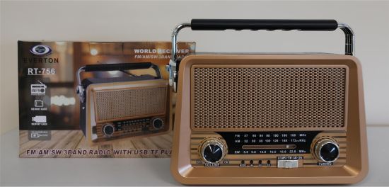 Everton Rt-756  Bluetooth Fm/Usb/Tf/Aux Şarjlı Nostaljik Radyo resmi