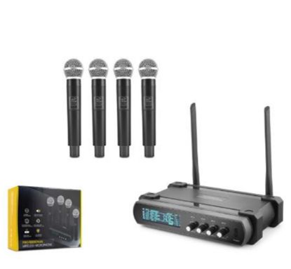 Hadron Hdx2792 Kablosuz 4*Mikrofon Vhf Siyah resmi