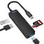 Inca ITPC-5T  Type-C Giriş 2XUSB Sd/Micro Sd2.0 Çoklayıcı USB 3.0 Çoklayıcı Çevirici Mavi Led  resmi