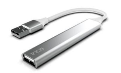 Inca IUSB-4TUX 3X2.0 3.0 USB Çıkış USB Çıkış 5 Gbps Usb Çoklayıcı Alüminyum Kasa resmi
