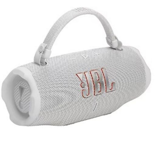 JBL Charge 6 IP6 Beyaz Bluetooth Hoparlör  resmi