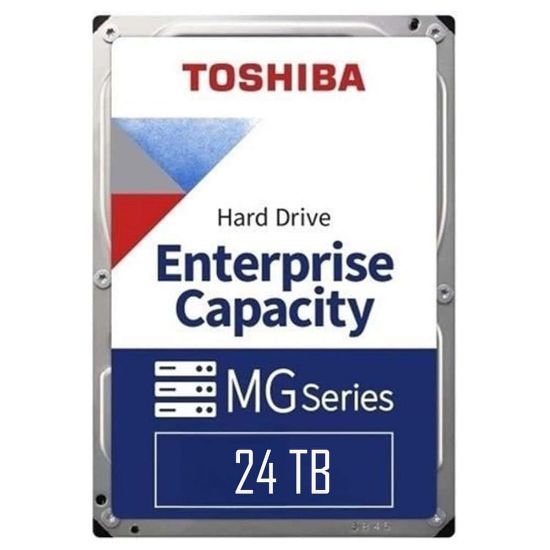 Toshiba 24TB MG512e MG11ACA24TE 7200RPM 3.5 inç SATA 3.5 Enterprıse Nas ve Güvenlik Diski resmi