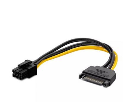 Hadron Hdx5535 Sata Power Kablo Dökme Siyah resmi