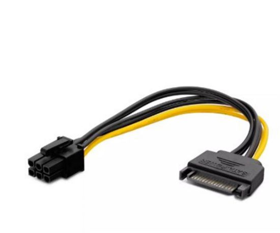 Hadron Hdx5535 Sata Power Kablo Dökme Siyah resmi