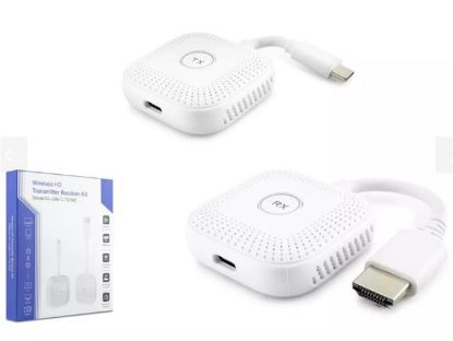 Hadron HDX1385 50mt Type-C Tx / Hdmi Rx Extender Kablosuz 1080p (Tv/Tablet/Projektör)   resmi