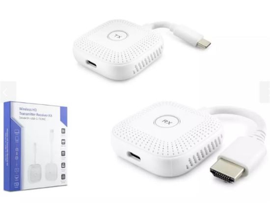 Hadron HDX1385 50mt Type-C Tx / Hdmi Rx Extender Kablosuz 1080p (Tv/Tablet/Projektör)   resmi