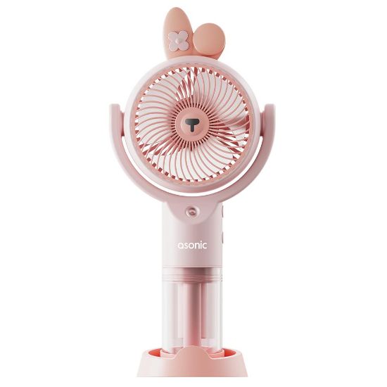 Asonic AFN26 Pembe 500mAh 2 Kademe Nemlendirici Sprey USB Fan resmi