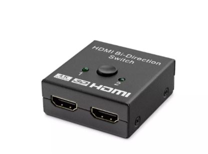 Hadron Hdx1296 2 Port Hdmi Switch 2Giriş 1Çıkış Bi-Direction 4K Ultra HD ve 3D HDMI 1.4 / 2.0 uyumlu resmi