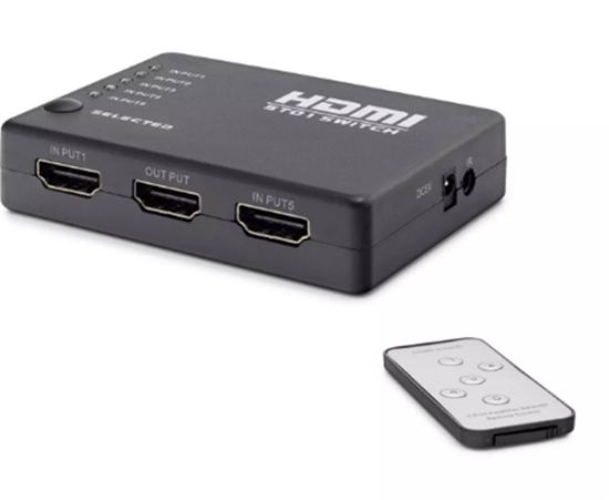 Hadron Hdx1272  5 Port Hdmi Switch 5Giriş 1Çıkış Kumandalı  resmi